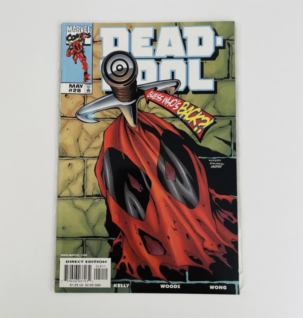 Marvel Comics Deadpool #28 Guess Who's Back May 1998 Direct Edition NM